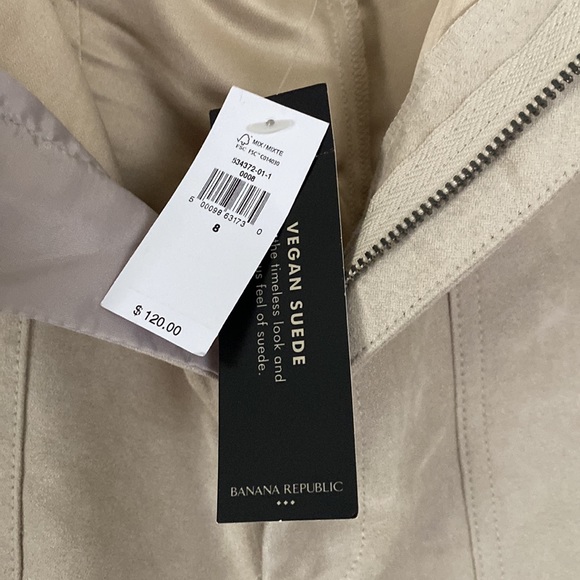Banana Republic vegan suede pants, size 8 NWT - Picture 7 of 11